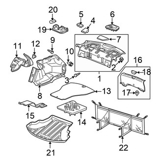 Honda OE - Rear Body & Floor - Interior Trim (Coupe)