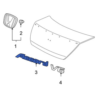 Honda OE - Rear Deck Lid Emblem