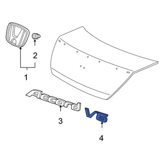 Honda OE - Rear Deck Lid Emblem