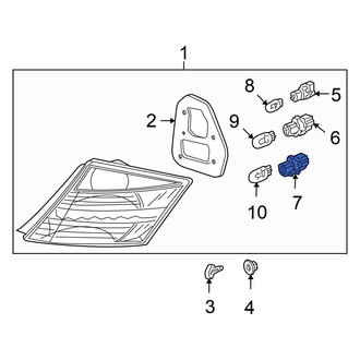 Honda OE - Tail Light Socket
