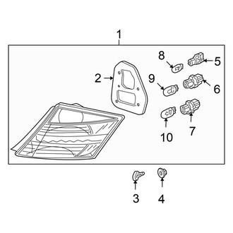 Honda OE - Rear Lamps - Tail Lamps (Coupe)