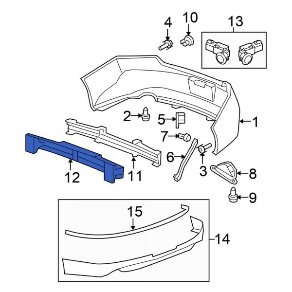 Bumper Cover Reinforcement Beam