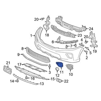 Honda OE - Front Left Fog Light Trim