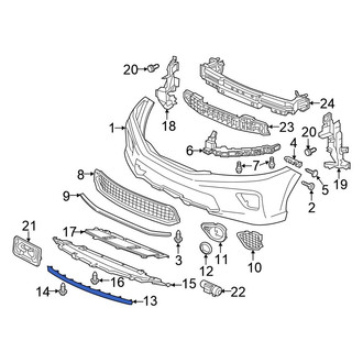 Honda OE - Front Radiator Support Air Deflector