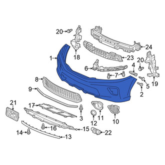 Honda OE - Front Bumper Cover