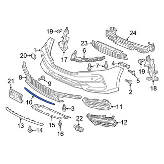 Honda OE - Front Lower Bumper Trim