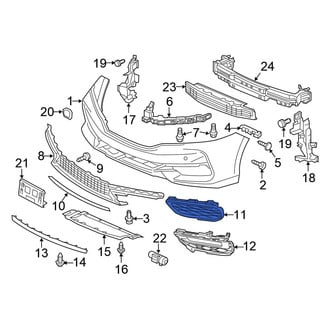 Honda OE - Front Right Jack Plug Cover