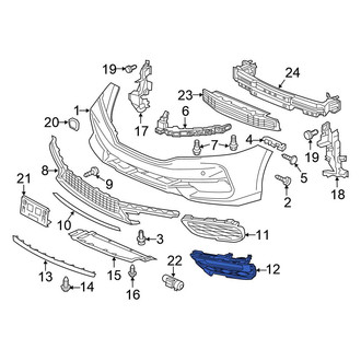 Honda OE - Front Left Fog Light Trim