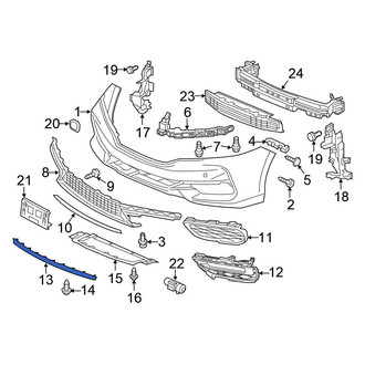 Honda OE - Front Radiator Support Air Deflector