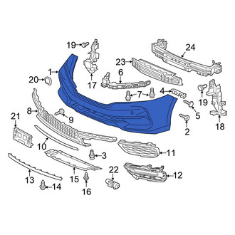 Honda OE - Front Bumper Cover