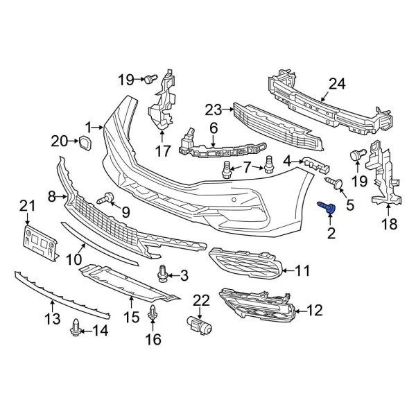 Bumper Cover Screw