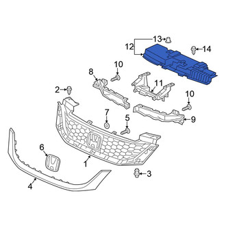 Honda OE - Front Radiator Support Access Cover