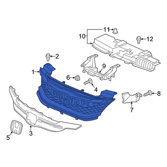 Honda OE - Front Upper Grille