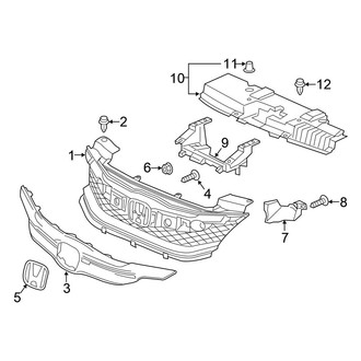Honda OE - Grille & Components (Coupe)