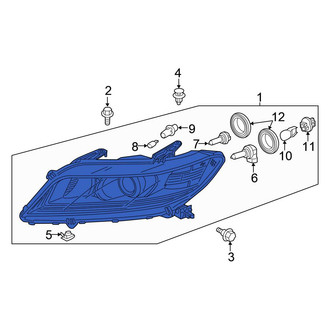 Honda OE - Front Left Headlight Assembly