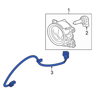 Honda OE - Front Fog Light Wiring Harness