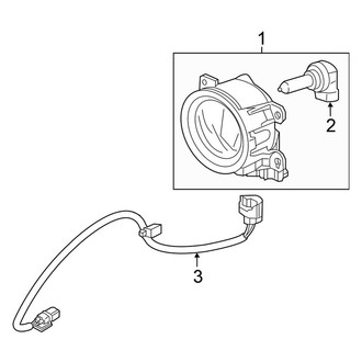 Honda OE - Front Lamps - Fog Lamps (Coupe)