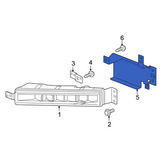 Honda OE - Left Outer Fog Light Bracket