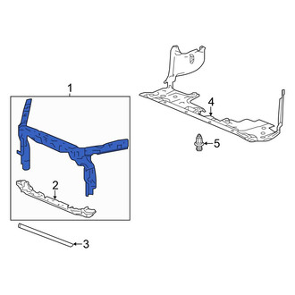 Honda OE - Front Radiator Support Panel