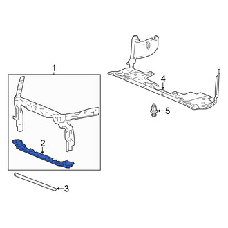Honda OE - Front Lower Radiator Support Tie Bar