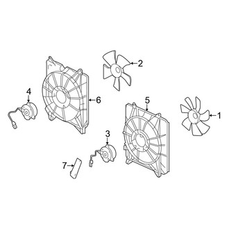 Honda OE - Cooling Fan (Coupe 2.4L)
