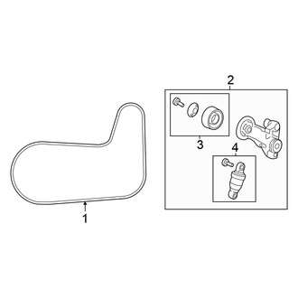 Honda OE - Cooling - Belts & Pulleys (Coupe 3.5L)