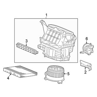 Honda OE - Air Conditioner & Heater - Blower Motor & Fan (Coupe)