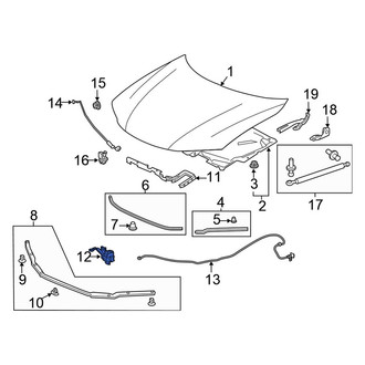 Honda OE - Front Hood Latch