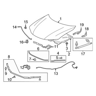 Honda OE - Hood & Components (Coupe)