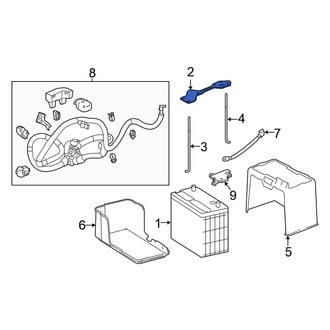 Honda OE - Battery Hold Down Frame