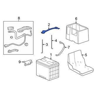 Honda OE - Battery Hold Down
