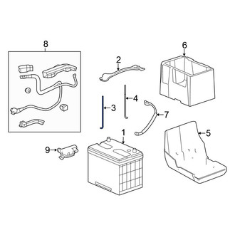 Honda OE - Battery Hold Down Stud