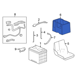Honda OE - Battery Cover