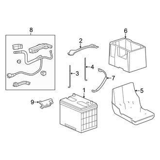 Honda OE - Electrical - Battery (Coupe 3.5L)