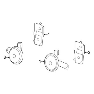 Honda OE - Electrical - Horn (Coupe)