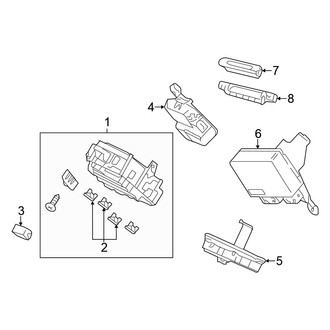 Honda OE - Electrical Components (Cabin Compartment), (Coupe)