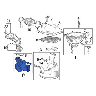 Honda OE - Engine Air Intake Hose