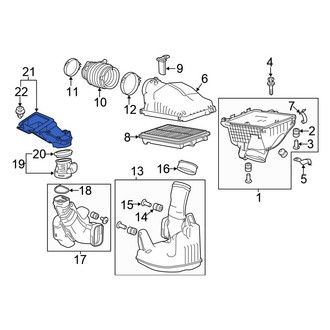 Honda OE - Air Cleaner Baffle