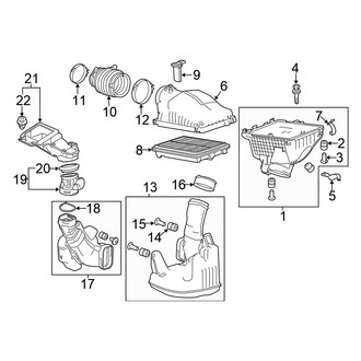 Honda OE - Engine / Transaxle - Air Intake (Coupe 3.5L)