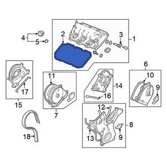 Honda OE - Right Engine Valve Cover Gasket