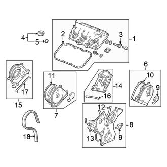 Honda OE - Right Upper Engine Timing Cover