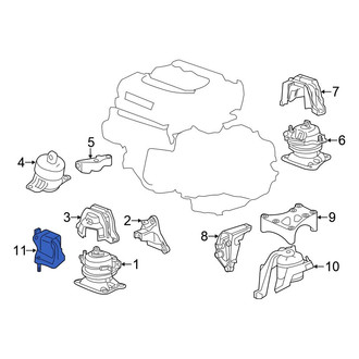 Honda OE - Lower Automatic Transmission Mount