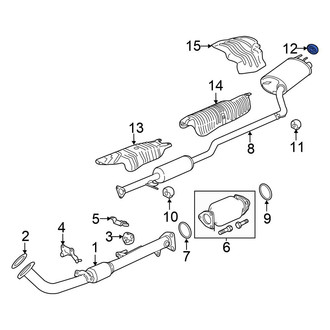 Honda OE - Center Left Exhaust System Hanger