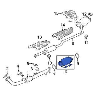 Honda OE - Rear Catalytic Converter