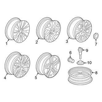 Honda OE - Wheels (Coupe)