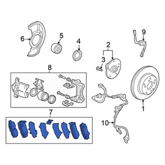 Honda OE - Front Disc Brake Pad Set