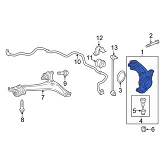 Honda OE - Front Right Steering Knuckle