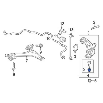 Honda OE - Front Suspension Ball Joint Boot