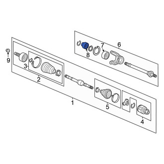 Honda OE - CV Axle Shaft Seal