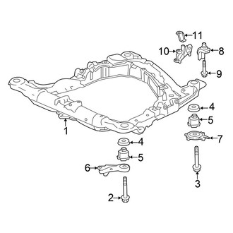 Honda OE - Front Suspension - Suspension Mounting (Coupe)